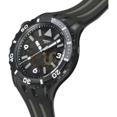 Swatch BLACK SEA NETTLE  Unisex Watch